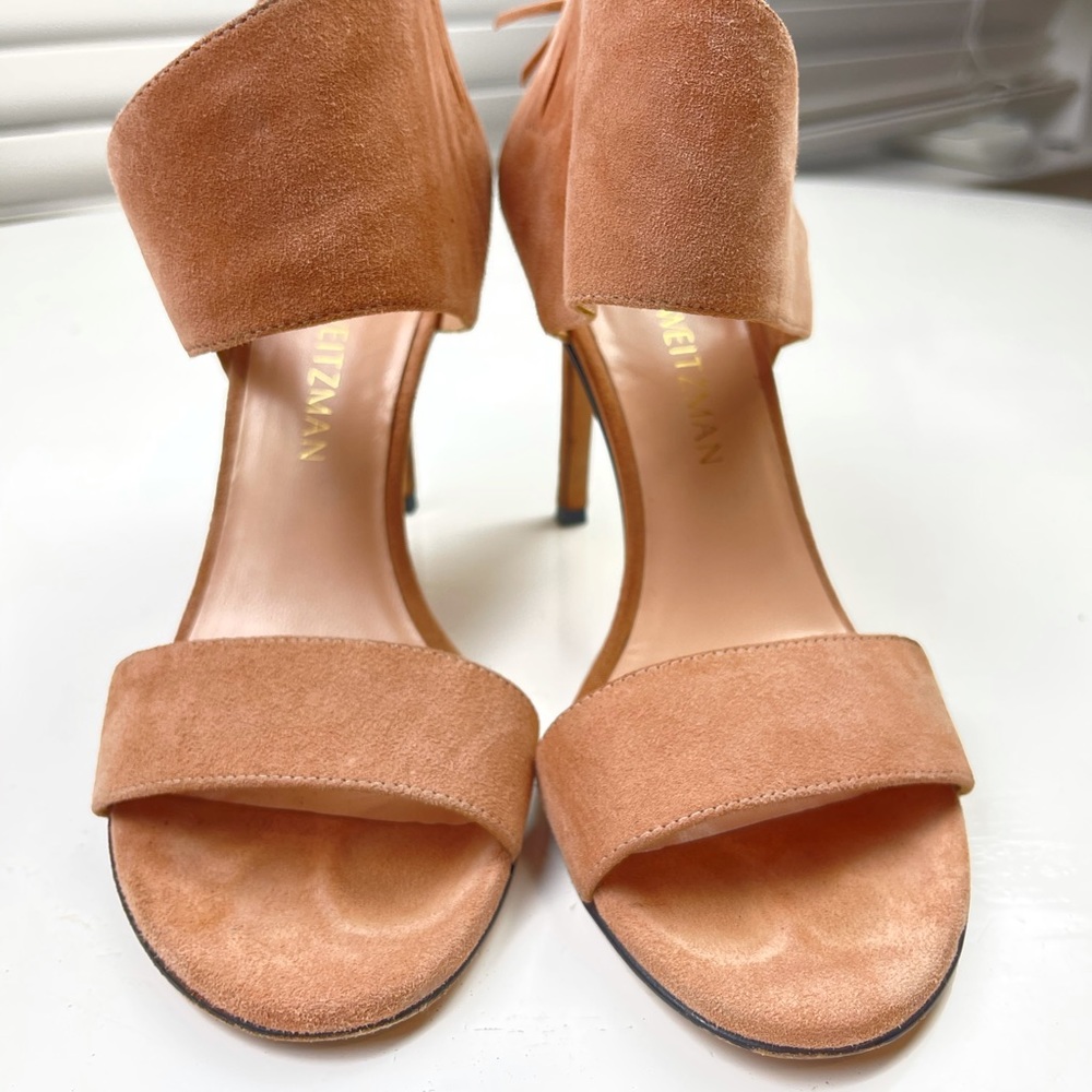 Stuart Weitzman Minimalist Design Open Toe Heels - image 7